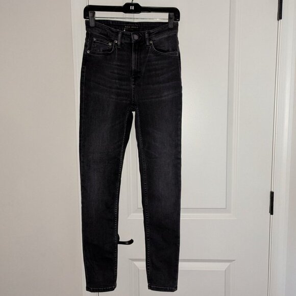 Nudie Jeans Co Hightop Tilde Night Spirit Dark Wash Rinse High Rise Tight Pant 6 - Picture 6 of 12